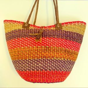 Hand woven bag